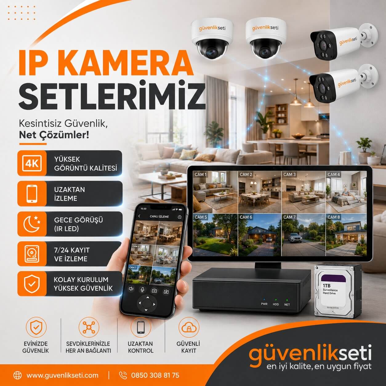 İP KAMERA SETLERİ